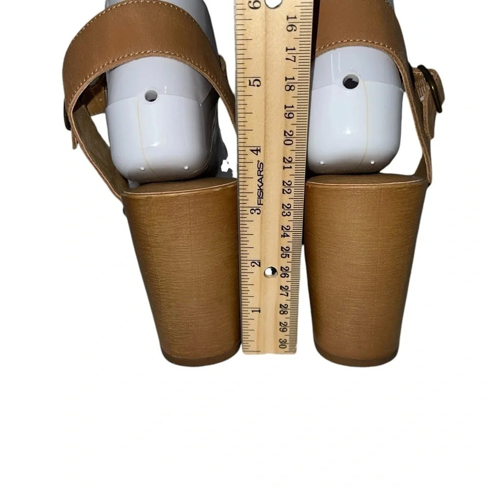 Lucky Brand Women's Shoes Size 8M Brown Leather "Zaidy" Platform Sandal - Picture 11 of 13